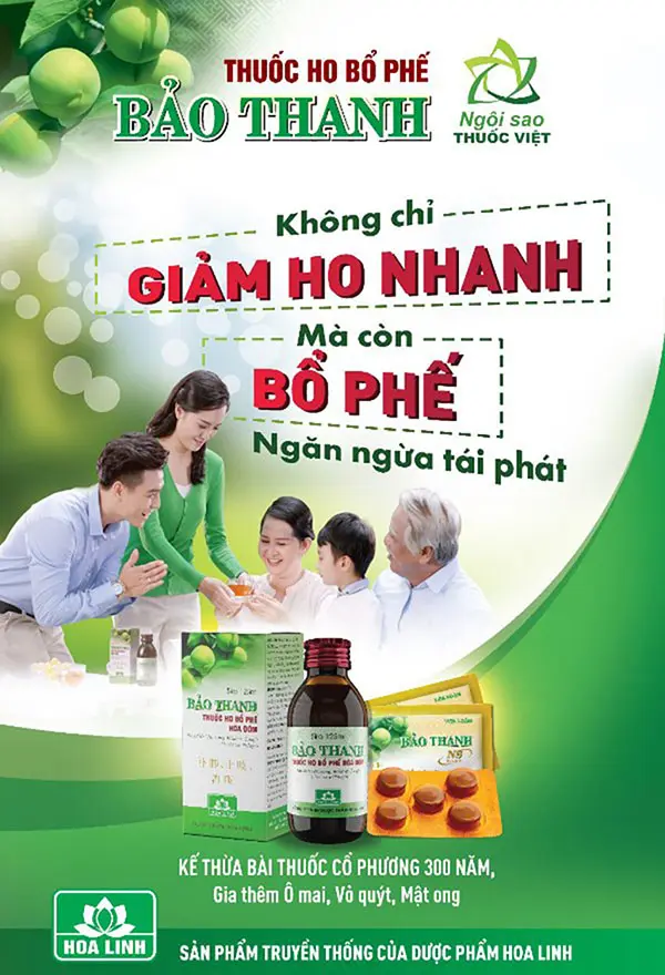 Quảng cáo Thuốc ho bổ phế Bảo Thanh
